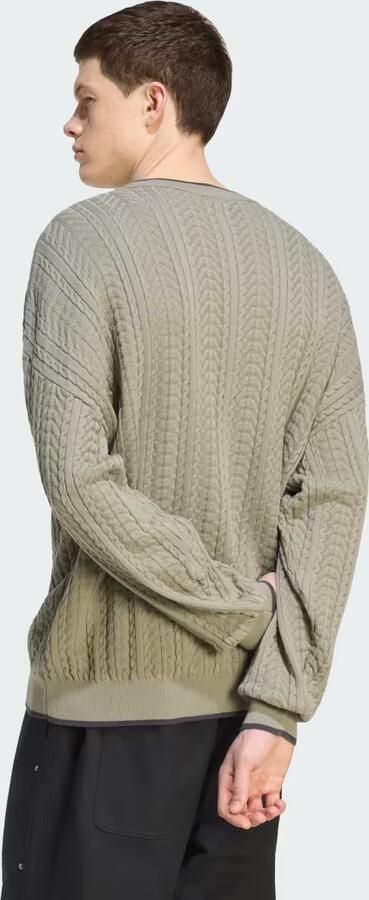 Adidas Kabelgebreide Trui met V-hals - Foto 6