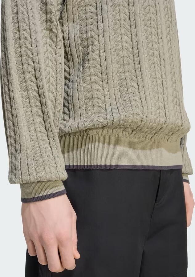Adidas Kabelgebreide Trui met V-hals - Foto 3