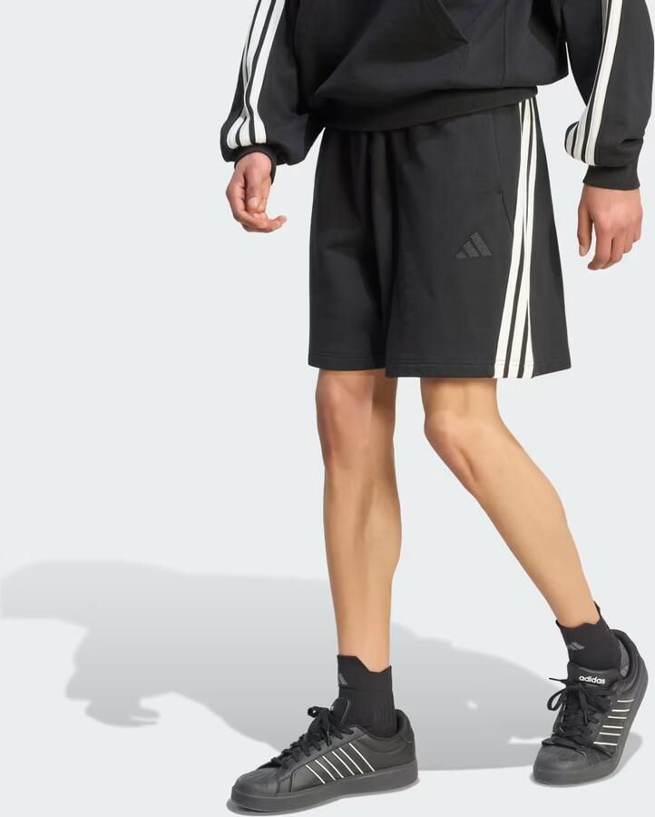 Adidas Sportswear relaxed fit sweatshorts van puur katoen