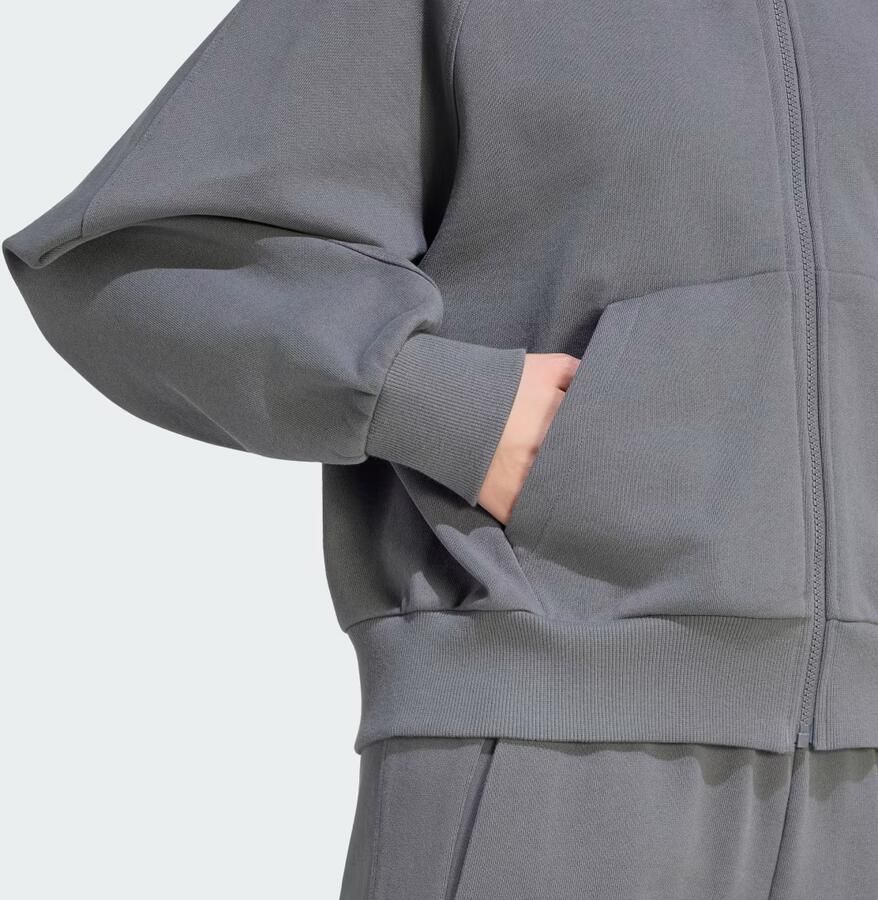 Adidas KIT SMALL LOGO HOODIE MET LANGE RITSSLUITING - Foto 2