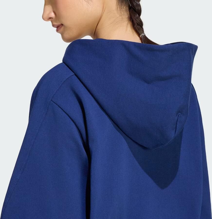 Adidas KIT SMALL LOGO HOODIE MET LANGE RITSSLUITING - Foto 2