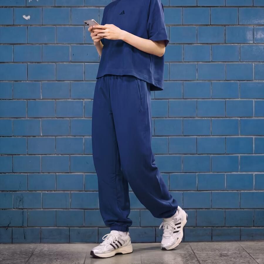 Adidas KIT Small Logo Loose Cuffed Broek - Foto 2