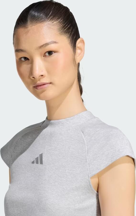 Adidas KIT Small Logo Rib T-shirt - Foto 3