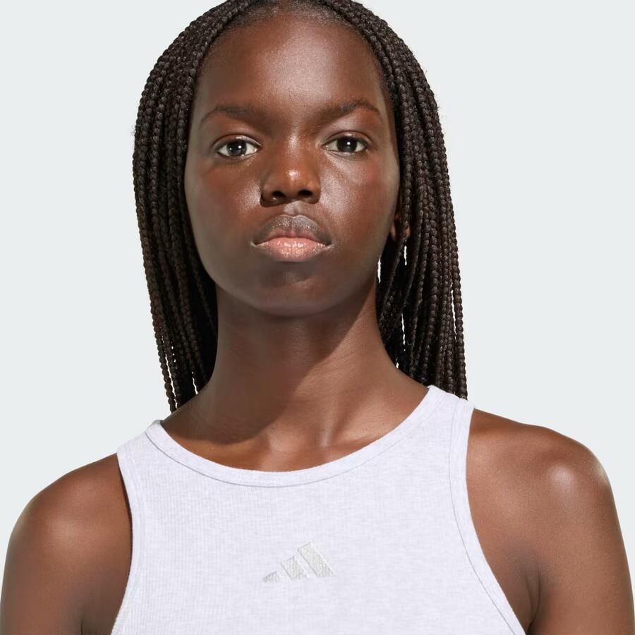 Adidas KIT Small Logo Rib Tanktop - Foto 2