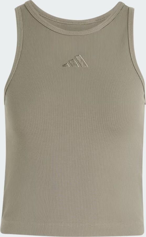 Adidas KIT Small Logo Rib Tanktop - Foto 4
