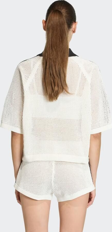 Adidas Originals losse fit poloshirt in brei-look - Foto 5