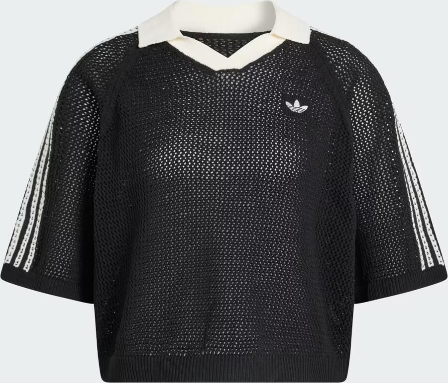 Adidas KNITTED CROCHET POLO - Foto 2