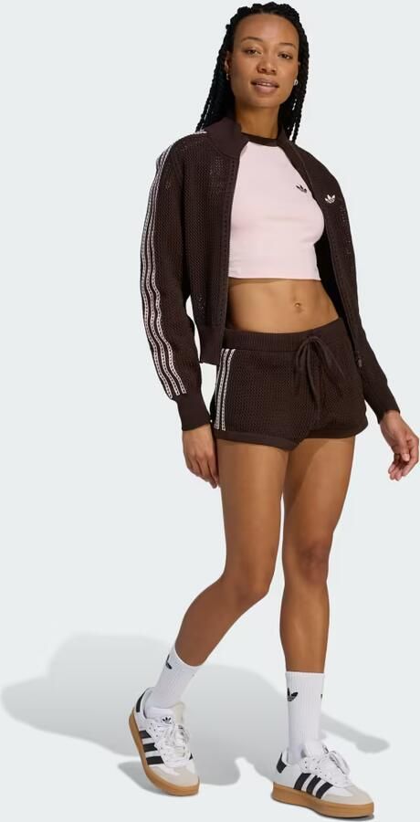 Adidas Korte Broek Crochet Shorts KE0197 - Foto 5