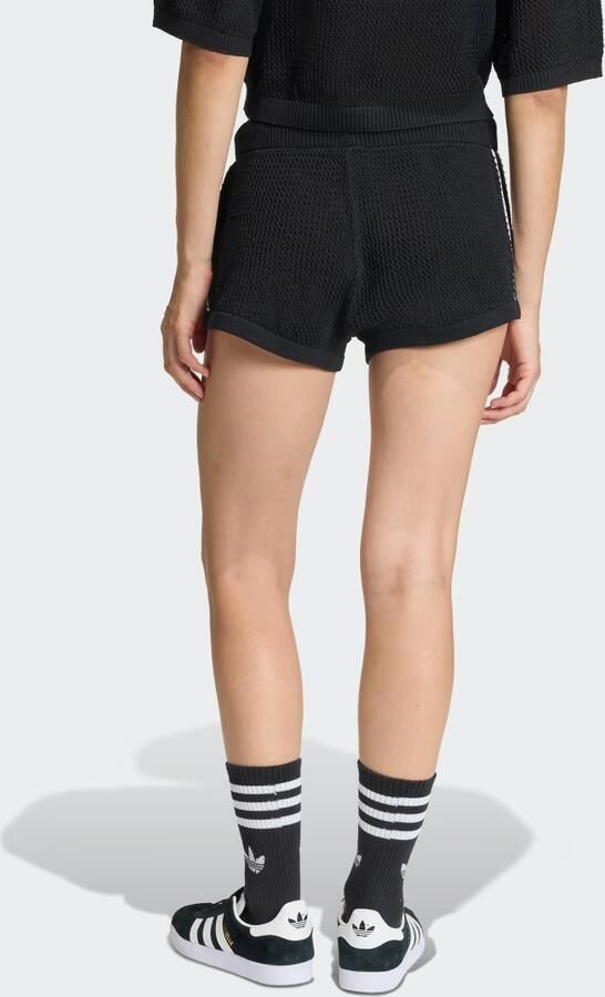 Adidas Originals Crochet Shorts Zwart- Dames Zwart - Foto 5