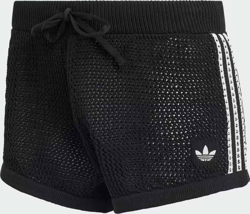 Adidas Originals Crochet Shorts Zwart- Dames Zwart - Foto 4