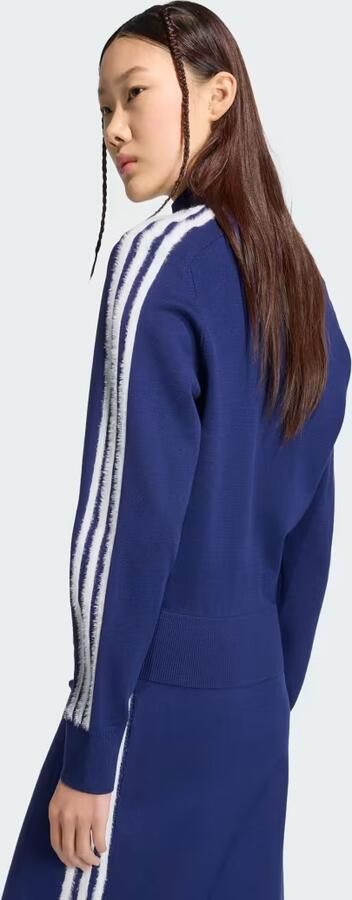 Adidas Originals Slim gebreid jack van viscosemix met gestikt logo - Foto 6