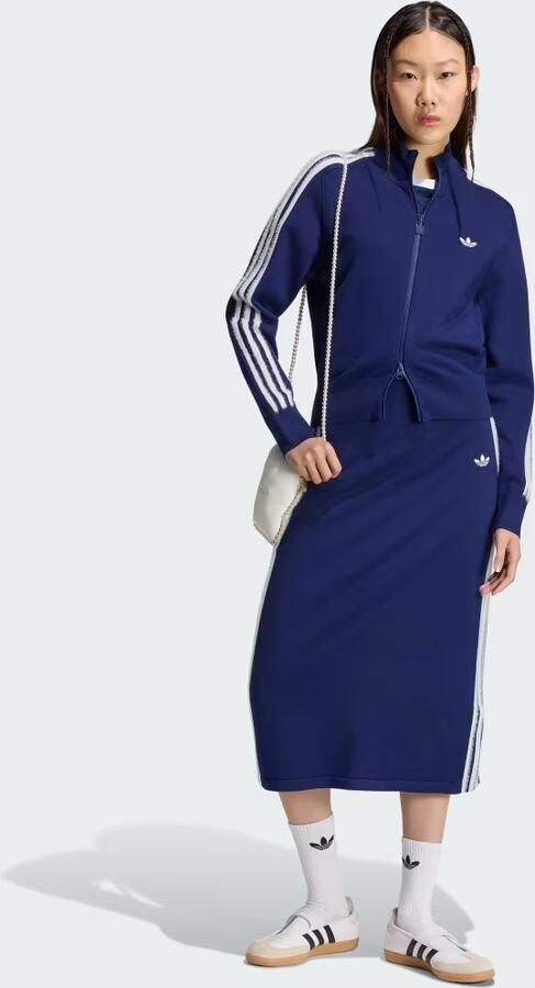 Adidas Originals Slim gebreid jack van viscosemix met gestikt logo - Foto 5