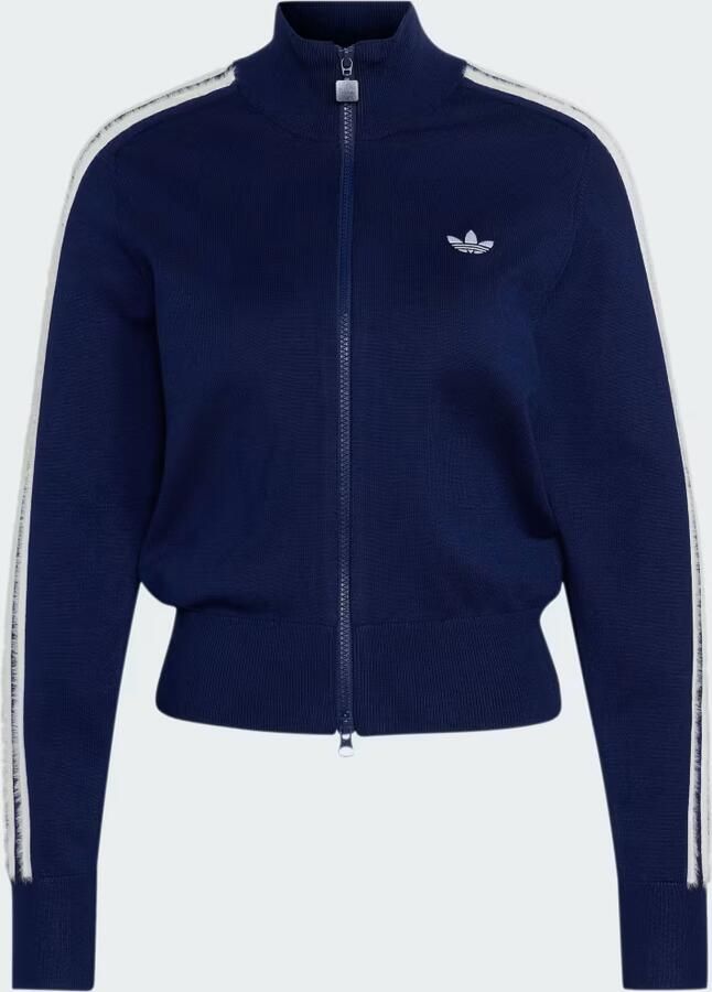 Adidas Originals Slim gebreid jack van viscosemix met gestikt logo - Foto 6