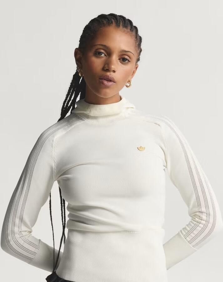 Adidas Knitted Longsleeve met Capuchon - Foto 6