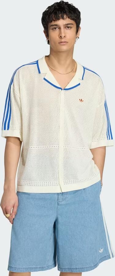 Adidas Originals loose fit vrijetijdsoverhemd van puur katoen - Foto 5