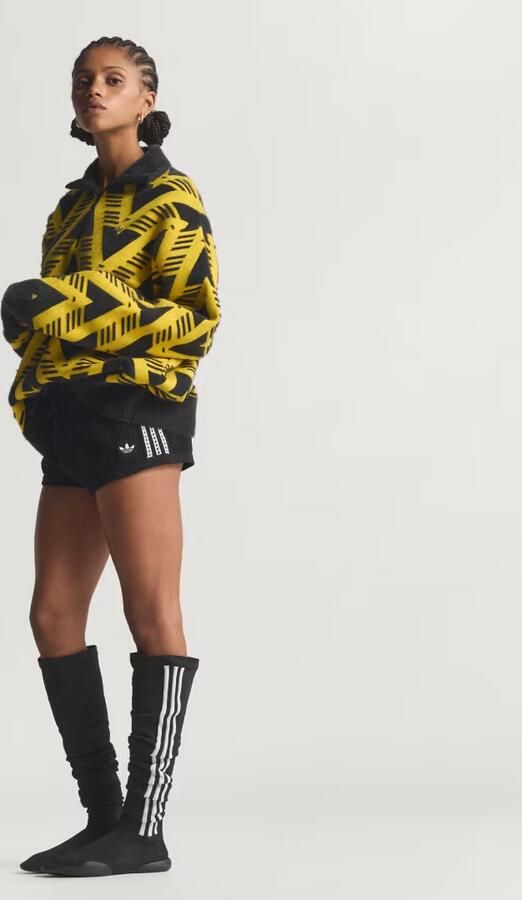 Adidas KNITTED SWEATER MET HALFLANGE RITS