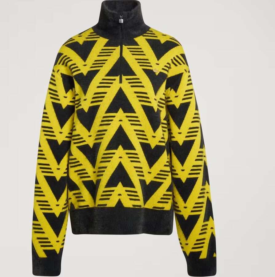 Adidas KNITTED SWEATER MET HALFLANGE RITS - Foto 4