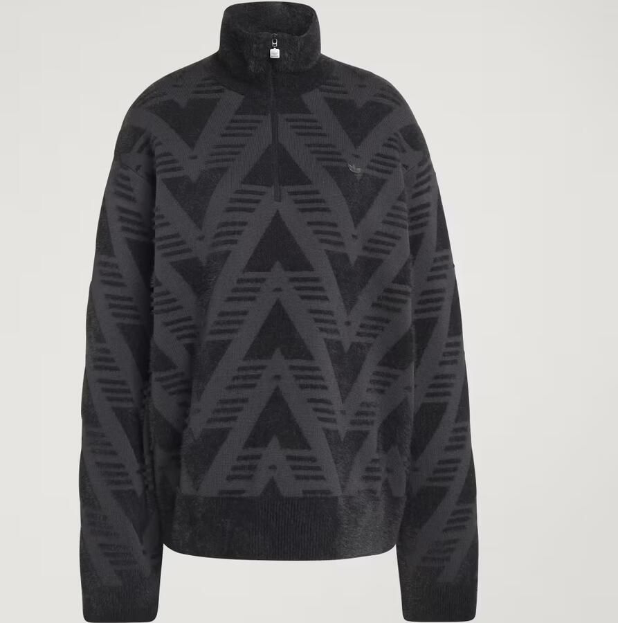Adidas KNITTED SWEATER MET HALFLANGE RITS - Foto 3