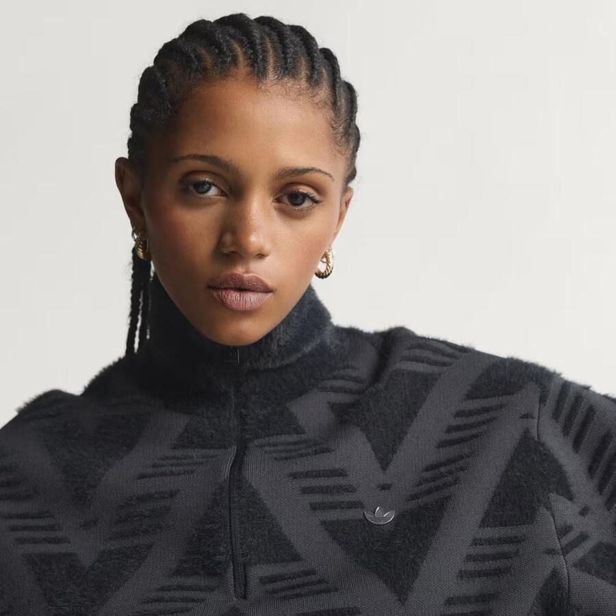 Adidas KNITTED SWEATER MET HALFLANGE RITS - Foto 2