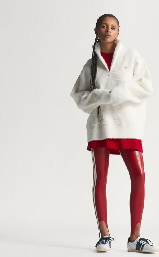 Adidas KNITTED SWEATER MET HALFLANGE RITS - Foto 6