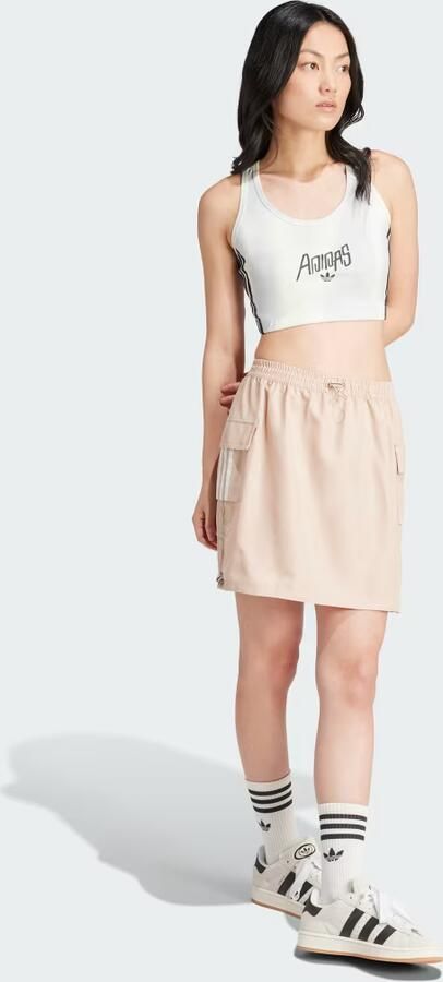 Adidas Originals 3-stripes Rok Cargo Gorp Core Pack Rokken Dames magic beige maat: XS beschikbare maaten:XS S M L - Foto 6