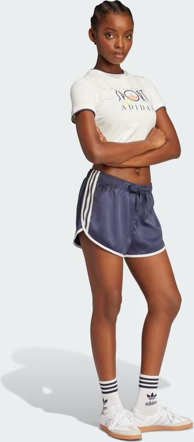 Adidas Originals Sprinter Shorts Blauw- Dames Blauw - Foto 5
