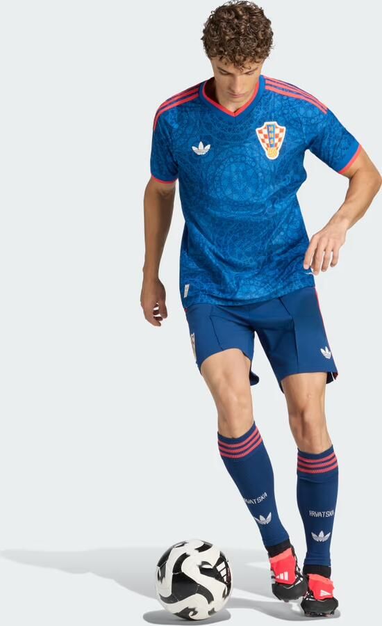 Adidas Kroatië 26 Authentiek Uitshirt - Foto 3
