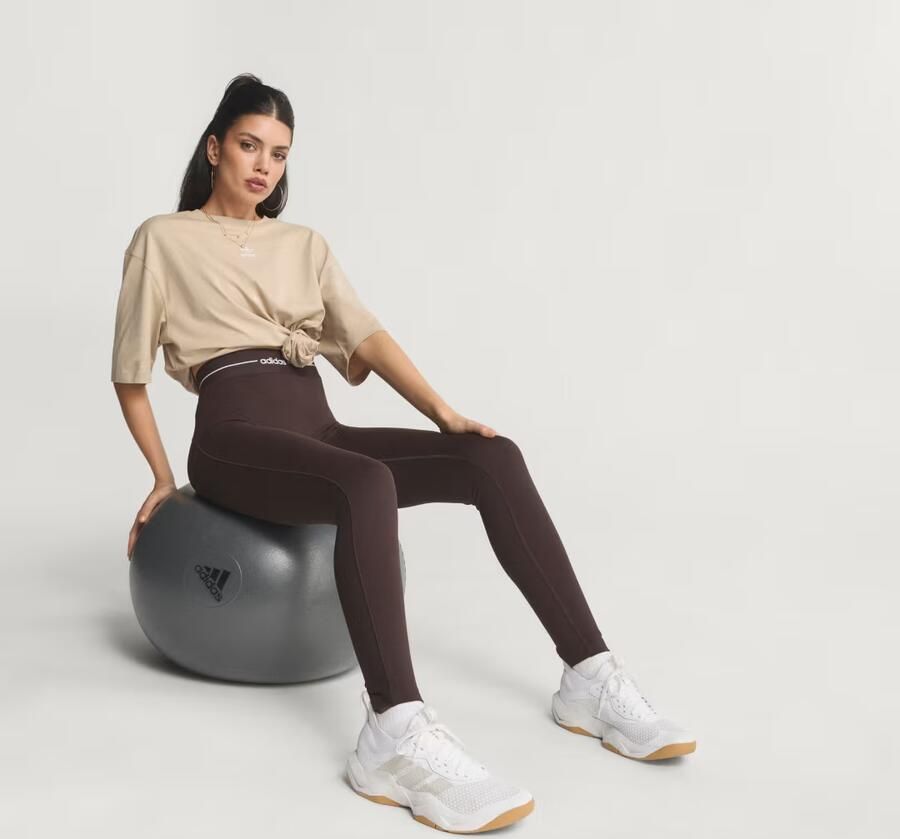 Adidas Sportswear Regular fit leggings met labelprint