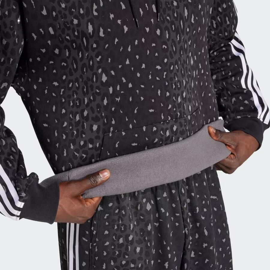 Adidas Leo All Over Print Loose Hoodie