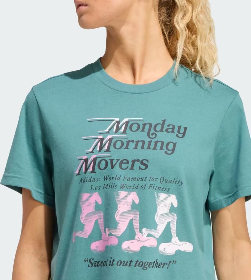 Adidas LESMILLS MOVERS Graphic T-shirt - Foto 4