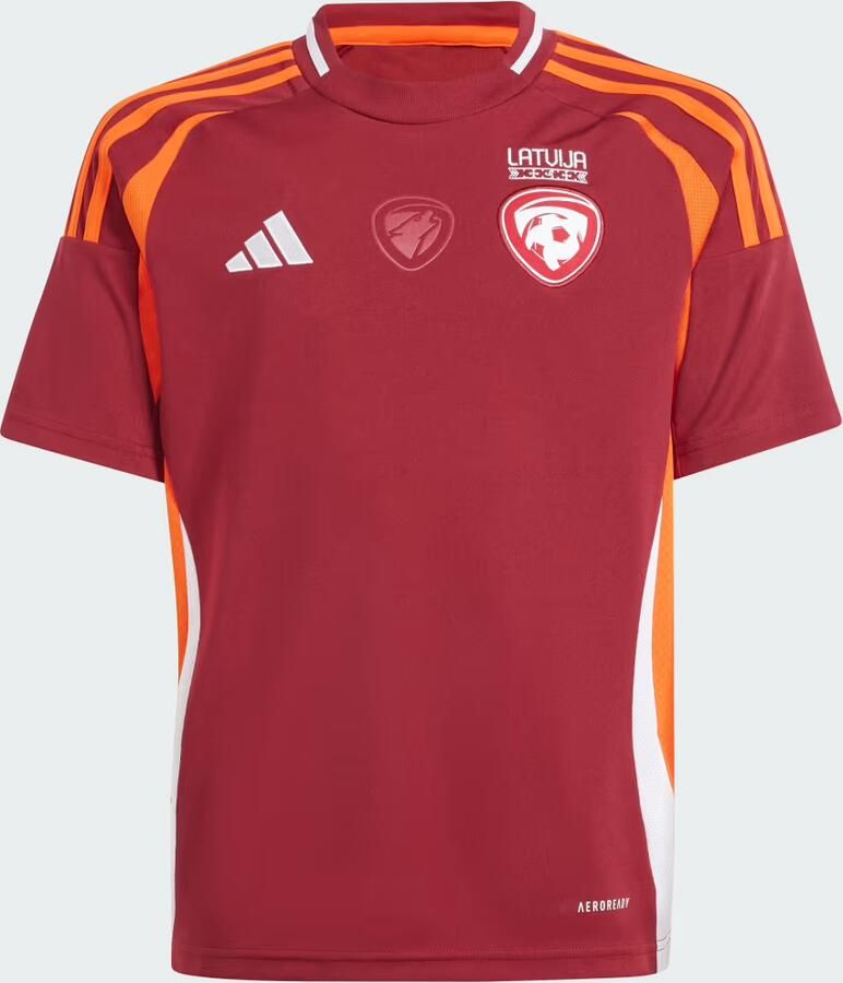 Adidas Letland 24 Thuisshirt Kids