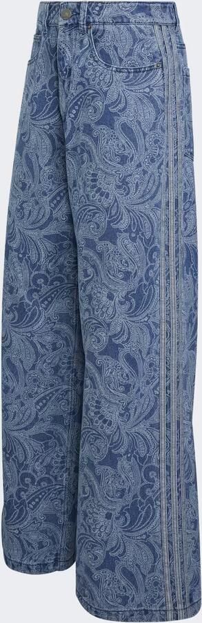 Adidas LIBERTY LONDON FIREBIRD MID RISE STRAIGHT DENIM BROEK - Foto 6