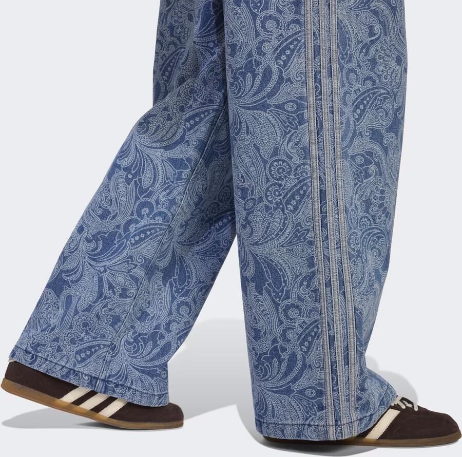 Adidas LIBERTY LONDON FIREBIRD MID RISE STRAIGHT DENIM BROEK - Foto 2
