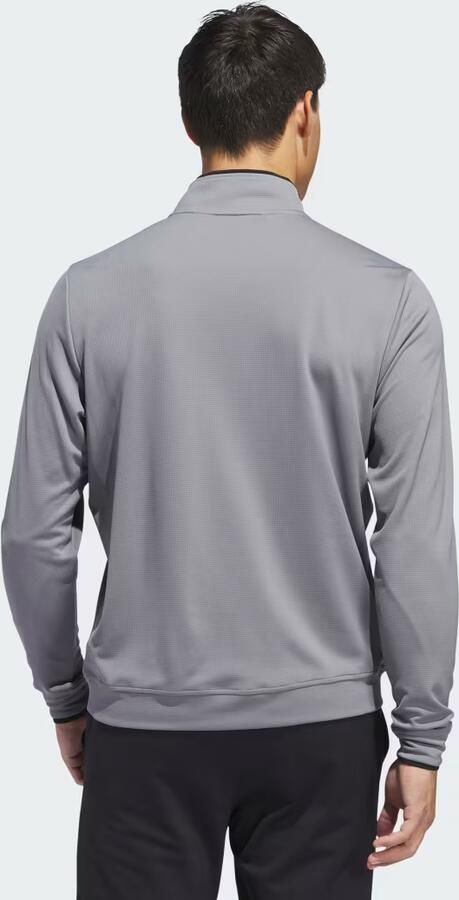 Adidas Lichtgewicht Top met Halflange Rits Grijs- Heren Grijs - Foto 4
