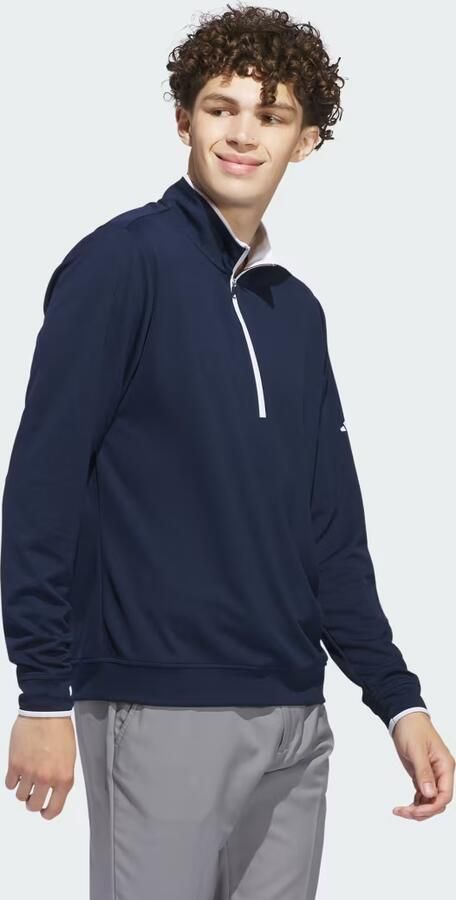 Adidas Lichtgewicht Top met Halflange Rits - Foto 5