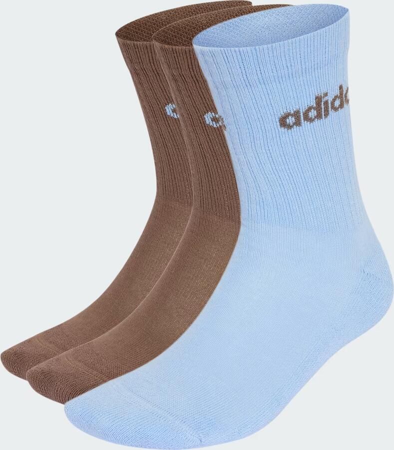 Adidas Linear Gevoerde Sokken 3 Paar