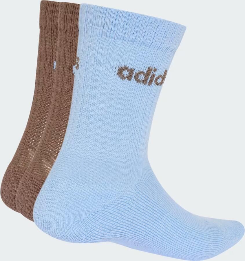 Adidas Linear Gevoerde Sokken 3 Paar - Foto 2
