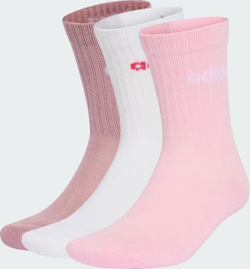 Adidas Linear Gevoerde Sokken 3 Paar