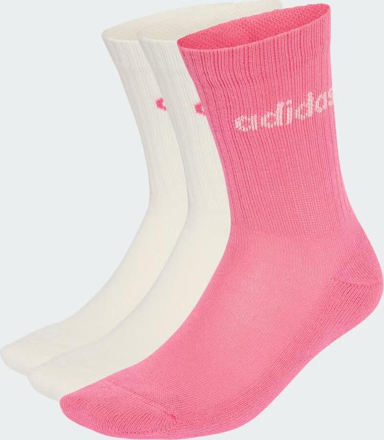 Adidas Linear Gevoerde Sokken 3 Paar
