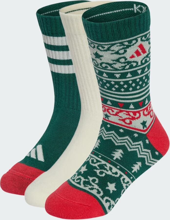Adidas LITTLE KIDS KERSTSOKKEN 3 PAAR
