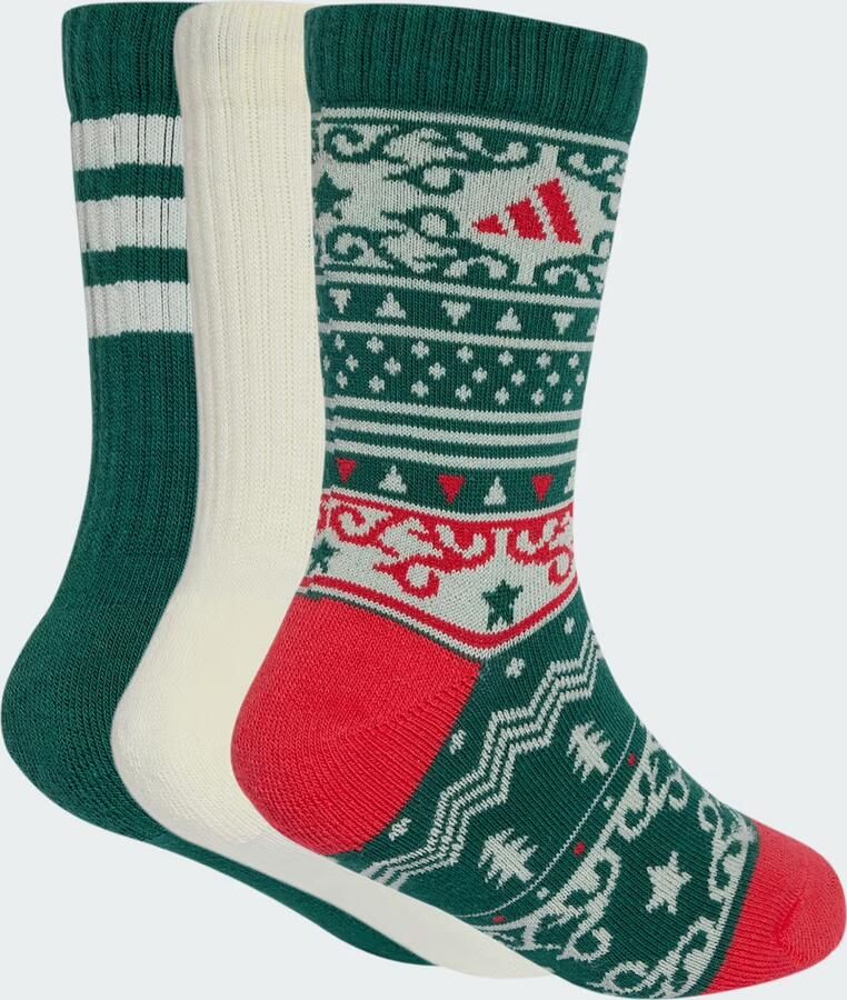 Adidas LITTLE KIDS KERSTSOKKEN 3 PAAR - Foto 3
