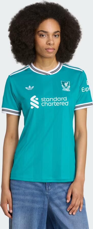 Adidas Originals Liverpool FC 2025 26 Third Shirt Dames Groen- Dames Groen - Foto 2