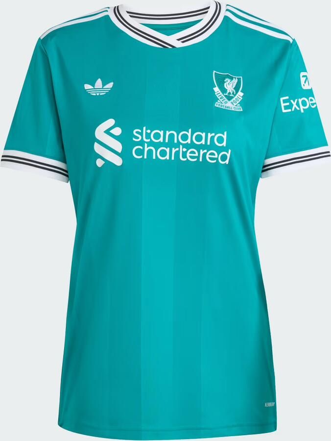 Adidas Originals Liverpool FC 2025 26 Third Shirt Dames Groen- Dames Groen - Foto 4