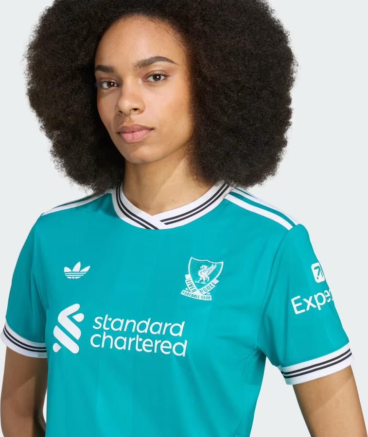 Adidas Originals Liverpool FC 2025 26 Third Shirt Dames Groen- Dames Groen - Foto 3