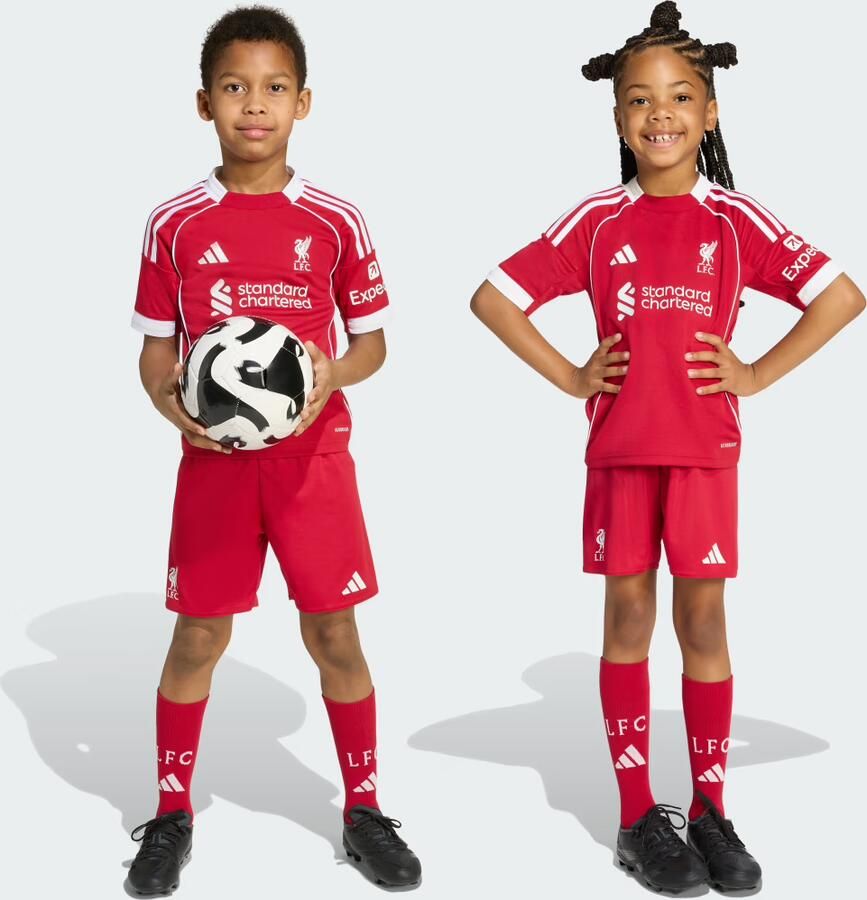 Adidas Liverpool FC 25 26 Mini Thuistenue Kids