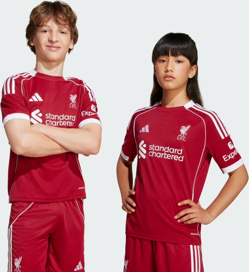 Adidas Liverpool Fc 25 26 Thuisshirt Kids