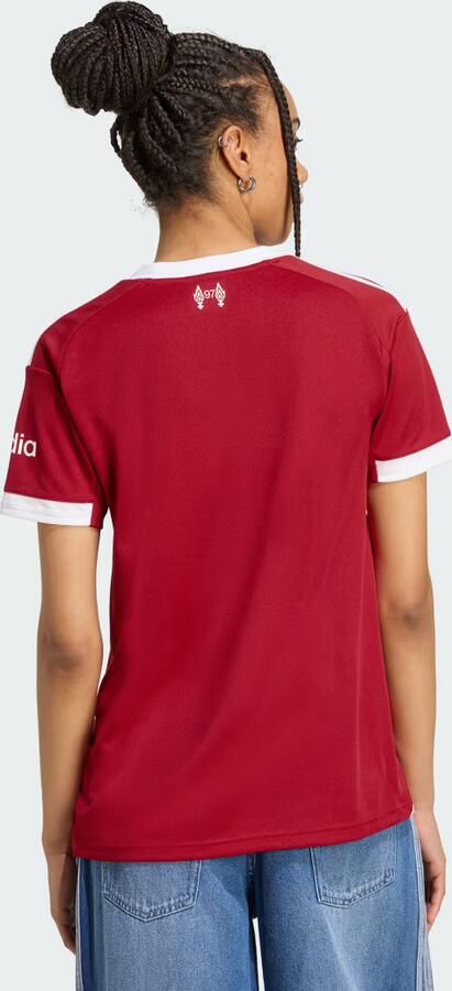 Adidas Liverpool FC 2025 26 Home Shirt Dames Rood- Dames Rood - Foto 5