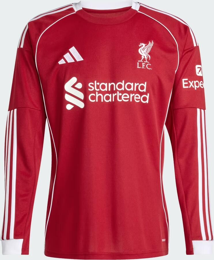 Adidas Liverpool FC 25 26 Thuisshirt met Lange Mouwen - Foto 2