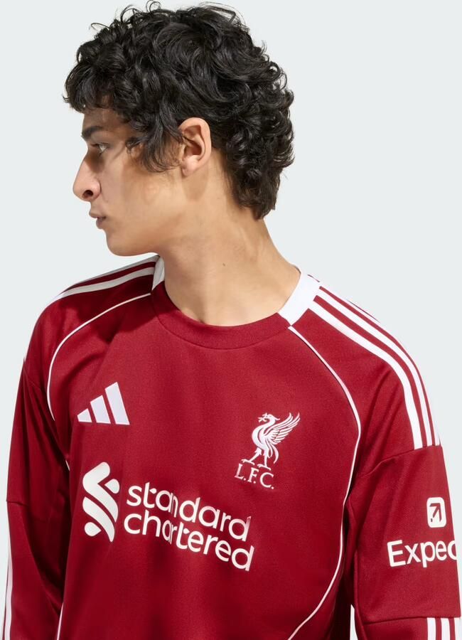 Adidas Liverpool FC 25 26 Thuisshirt met Lange Mouwen - Foto 3