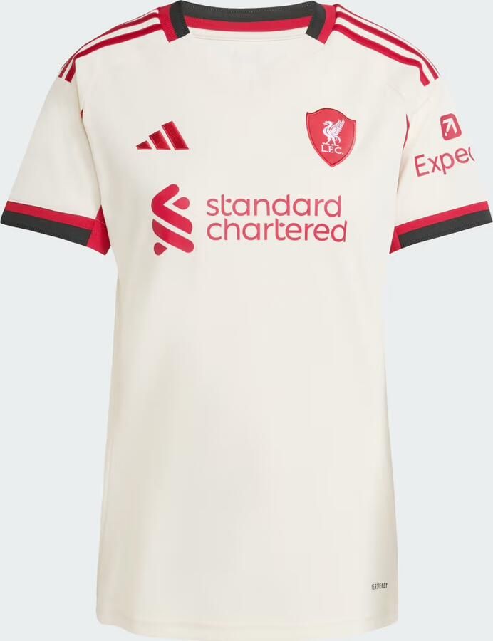 Adidas Liverpool FC 2025 26 Away Shirt Dames Wit- Dames Wit - Foto 3